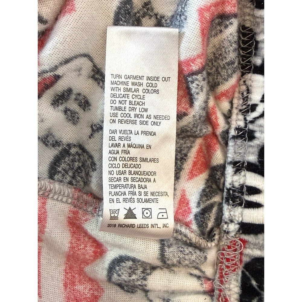 Disney Mickey‎ Mouse Fleece 2 Piece Long Sleeve Pajamas Womens L 12/14 - Picture 5 of 9